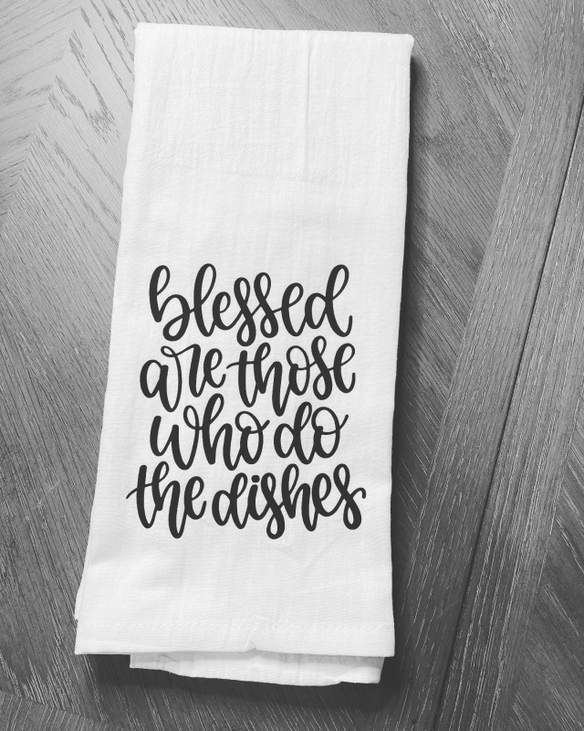 Blessed Dish Towel