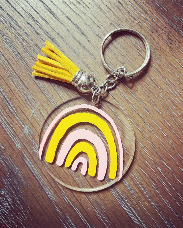 Rainbow Key Chain